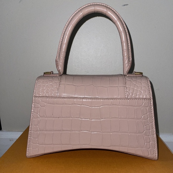 BALENCIAGA HOUR GLASS BAG- NUDE - Picture 2 of 3